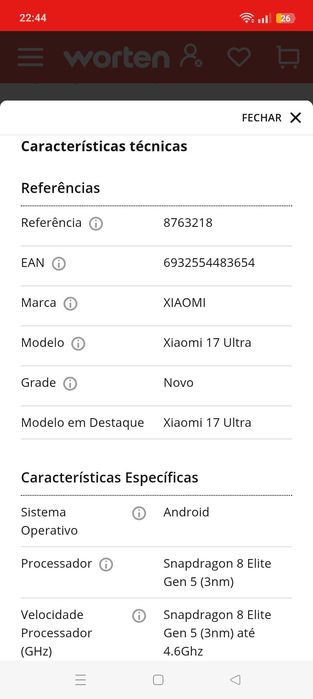 XXiaomi 17 Ultra 16+512GB
