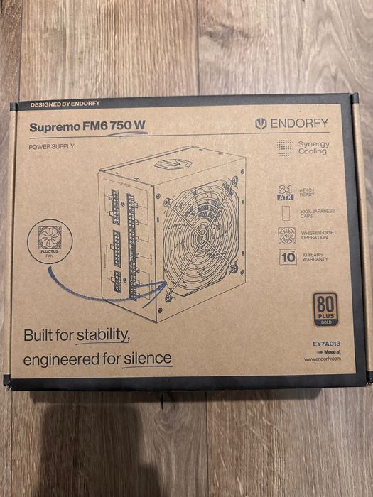 ENDORFY Supremo FM6 750W 80 Plus Gold ATX 3.1