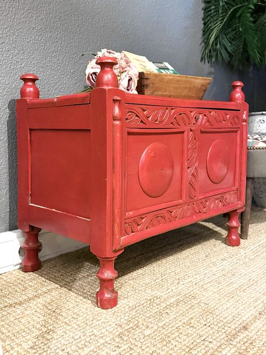 aparador consola bau arca movel armario talha oriental rústico