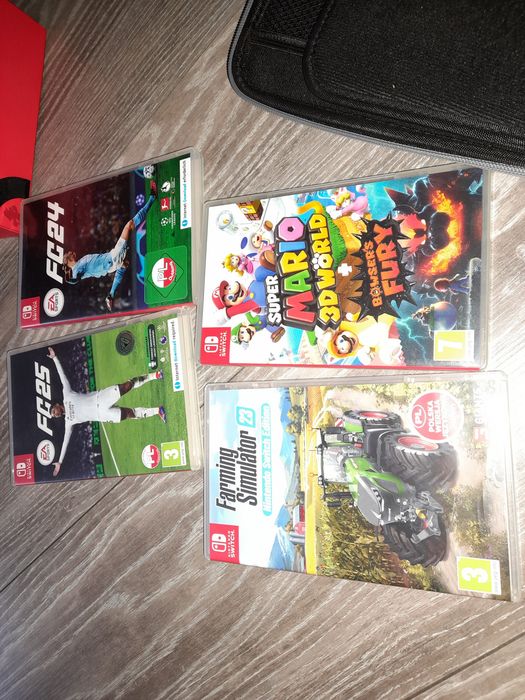 Sprzedam nintendo switch z grami i akcesoriami