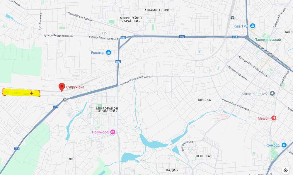 Гараж, кооператив біля Супрунівського з/д переїзду