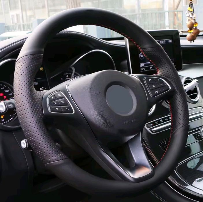 Шкіряний чохол на кермо BMW X3 / X5