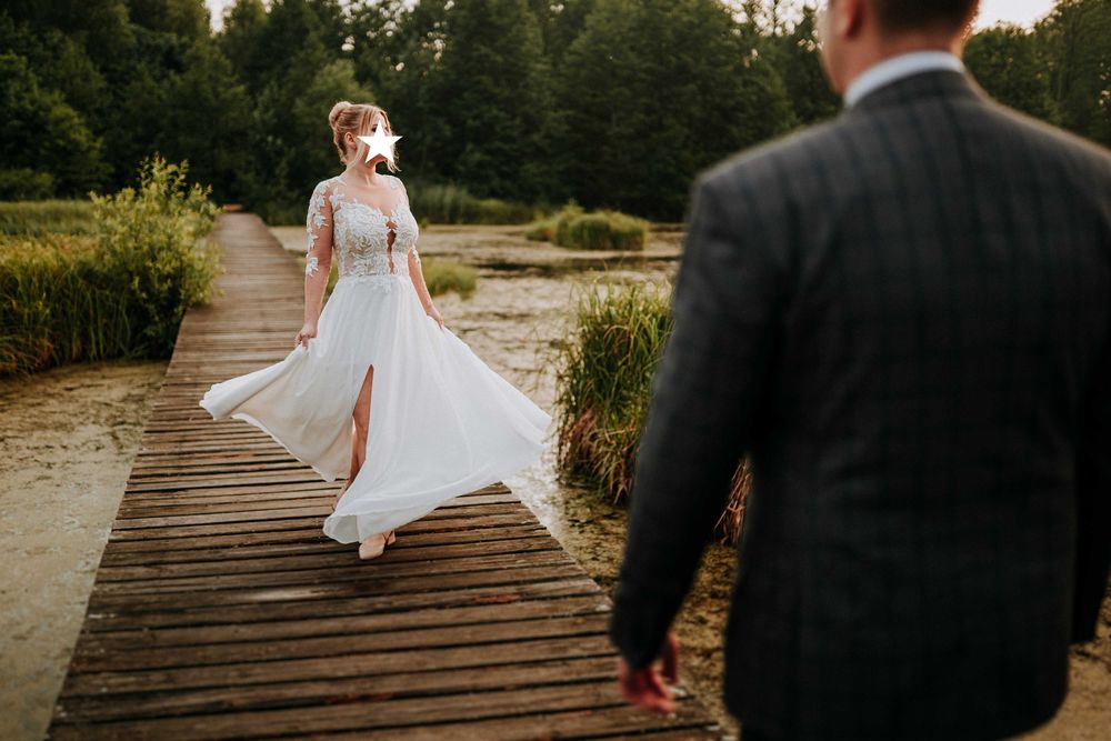 Suknia ślubna ivory rozm. 38