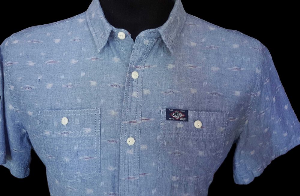 мужская рубашка SUPERDRY XL  Regular Fit