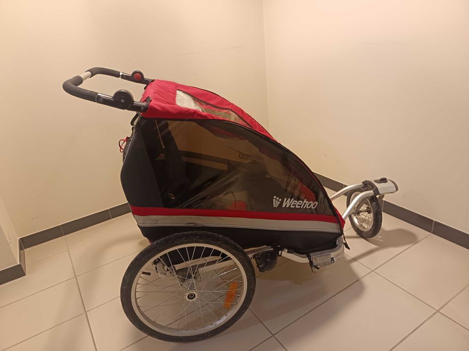 Przyczepka rowerowa wózek 2 miejsca weehoo