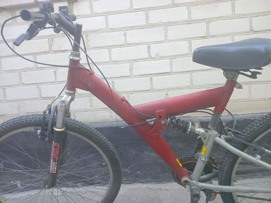 Гірський двопідвісний велосипед Planet Cycle подвійної амортизації (під відновлення / ремонт)
