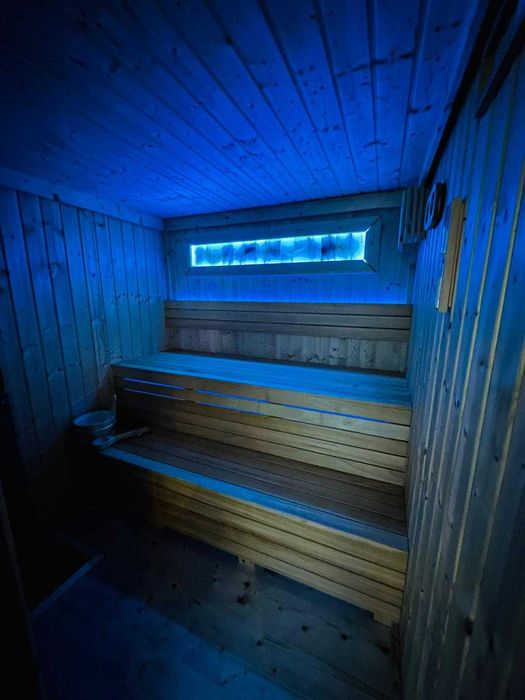 nowoczesna SAUNA ogrodowa PREMIUM