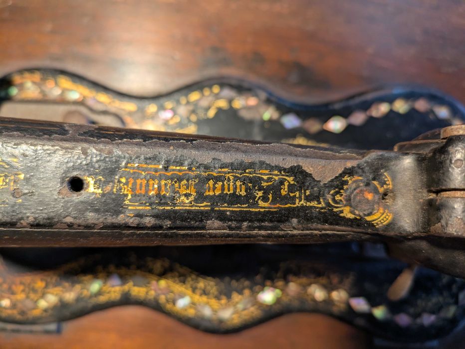 Máquina de costura Singer de 1878