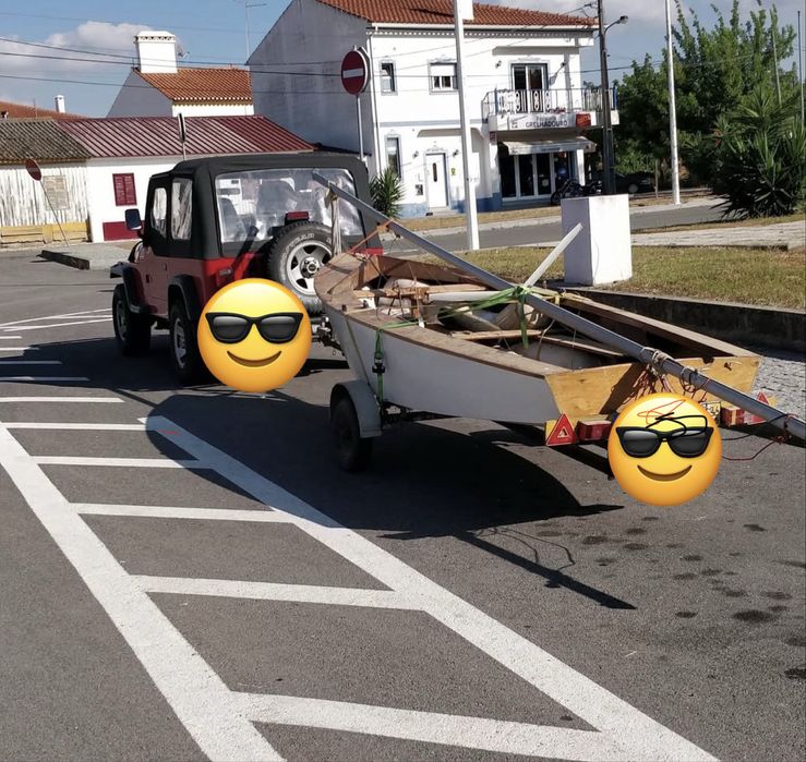 Vaurien em madeira completo