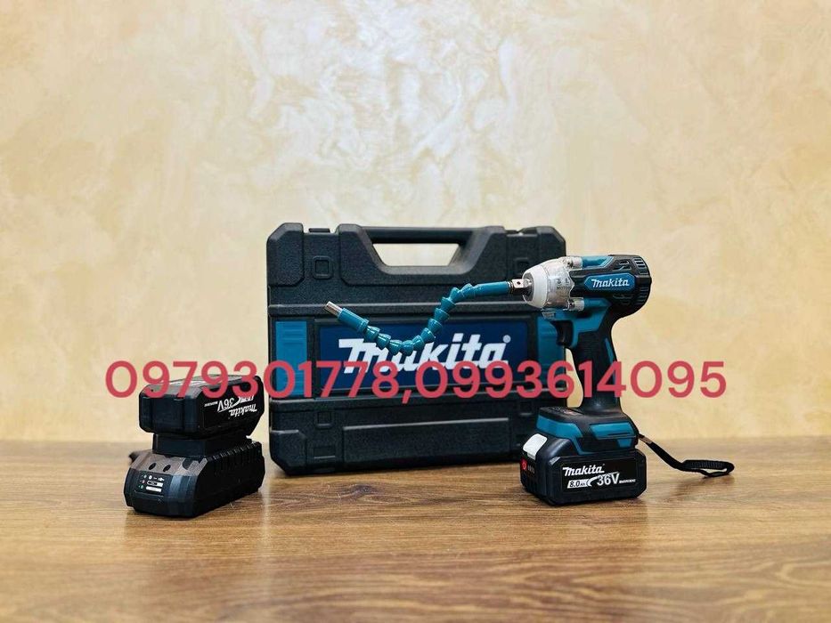 Акумуляторний Гайкокрут Makita DTW301 Винтоверт з набором інструментів
