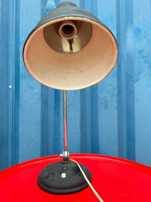 Candeeiro vintage industrial de secretária