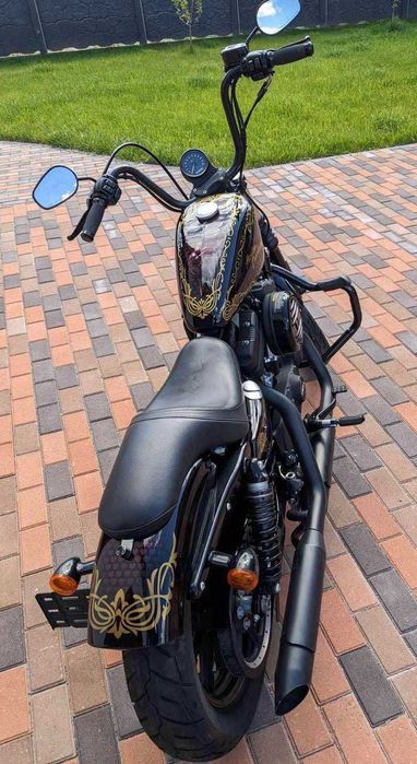 Harley-Davidson Sporster XL1200 Iron 2021 Аерографія