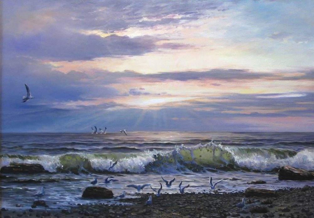 Морські пейзажі в наявності та на замовлення. Художник Іван Чернов