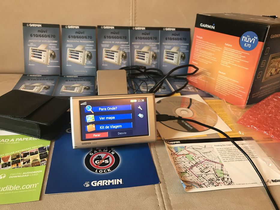Gps Garmin nuvi 670 Portatil de Portugal e Europa
