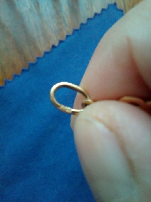 Złoto 14k, medalik (wyprzedaż-pilne).