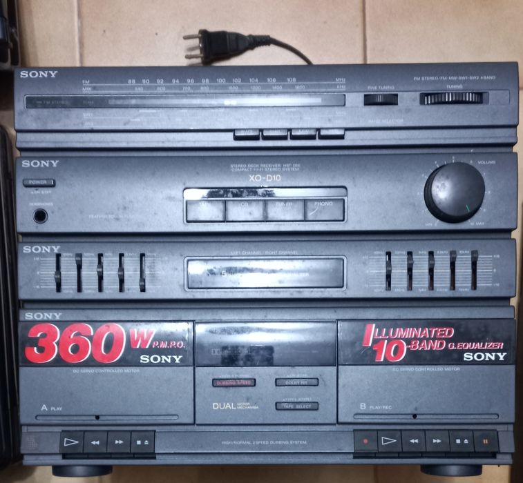 Aparelhagem de música Sony