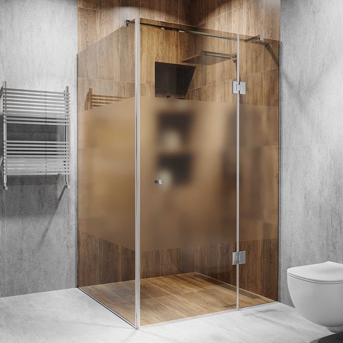 Розпашні душові кабіни зі скла на замовлення — Альфа-Глас