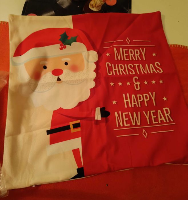 4 capas para almofada ( novas)motivo natal 46 cm