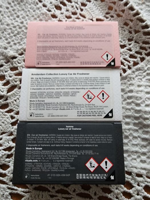 Zapachy samochodowe rituals