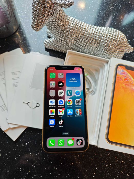iPhone XR Yellow oryginalny stan bardzo GRATIS dobry Gratis