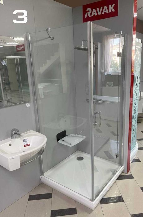 Розпродаж виставки дорогі душові кабіни BALTECO RAVAK RADAWAY