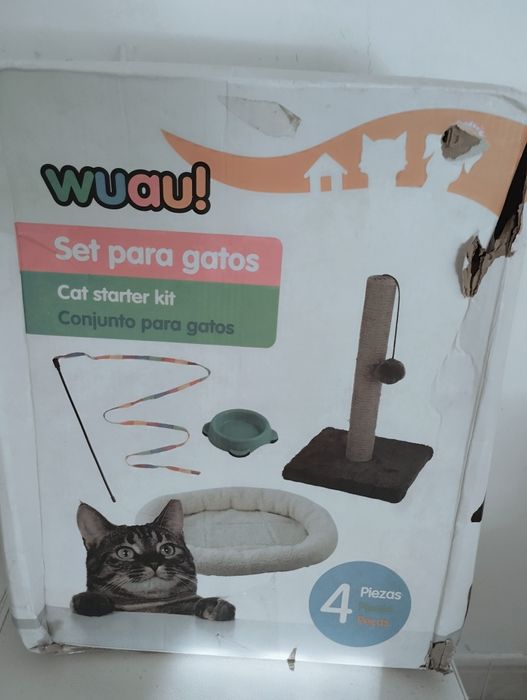 Conjunto para Gatos Wuau novo