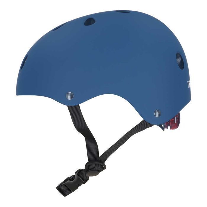Kask Dziecięcy na Rower Hulajnogę Rozmiar S 48-54 cm Granatowy Lampka