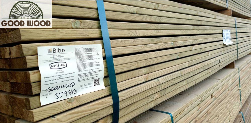 Deski tarasowe IMPREGNOWANE NTR deska na taras SKANDYNAWSKIE!!!