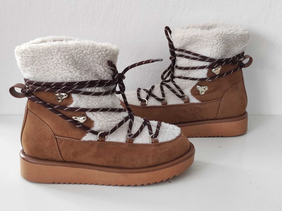 - River Island - Botki, śniegowce r. 37