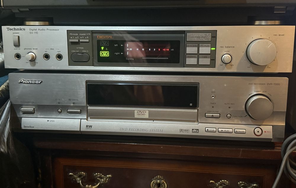 Technics Digital Audio Processor SV-110 - PAL - super raro - 220v
