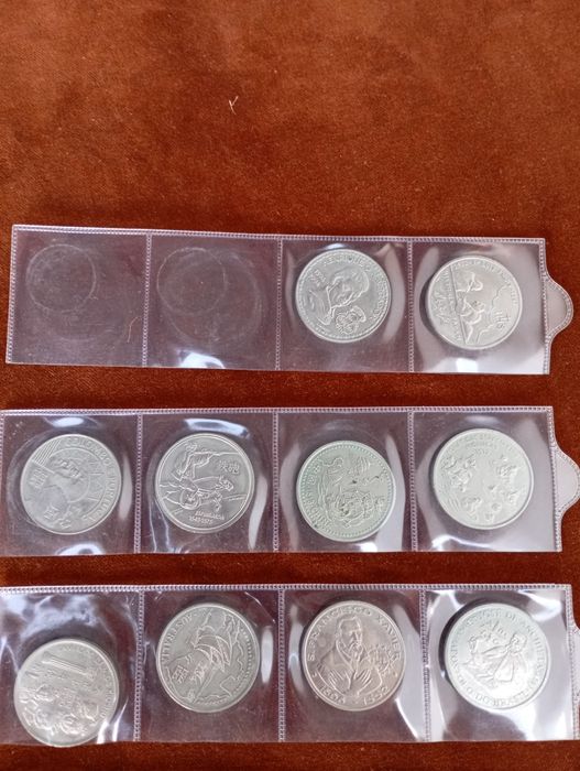 Moedas comemorativas 200 escudos, 26 moedas não repetidas