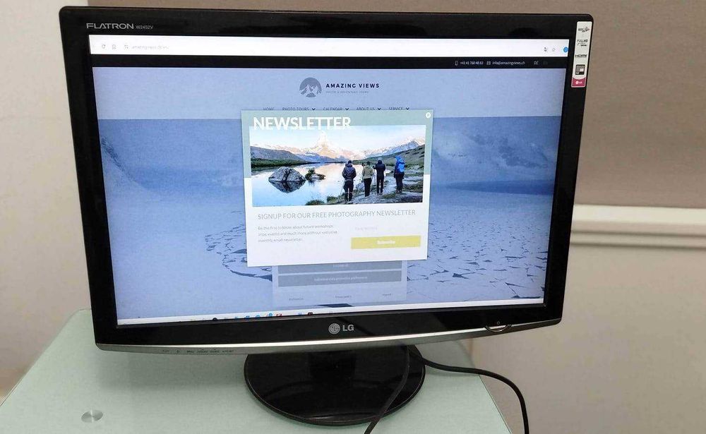 Monitor LG 24"  Flatron W2452V-PF