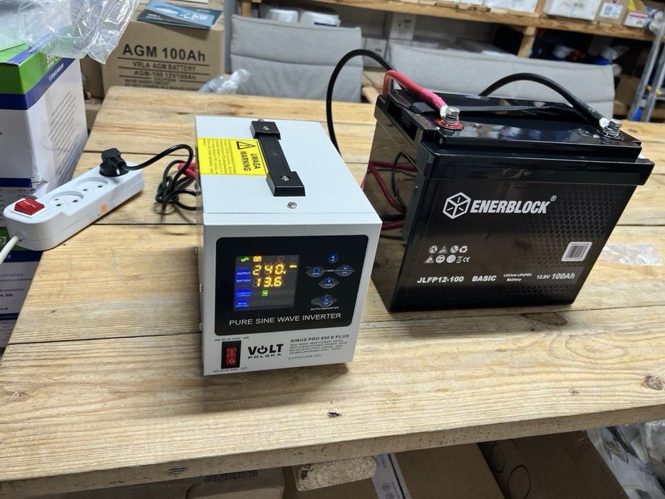 Акумулятор Lifepo4 100Ah  1280w ENERBLOCK BASIC