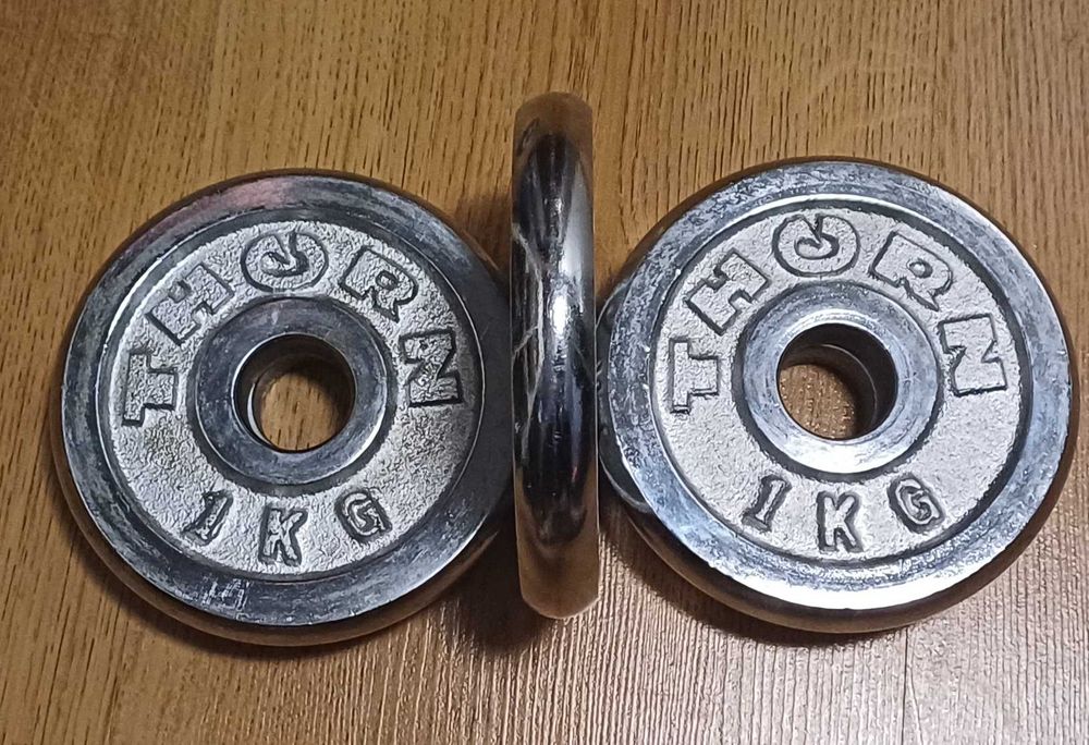 Thorn / obciążenie chrom / 4x 1kg / FI26 / b. dobry