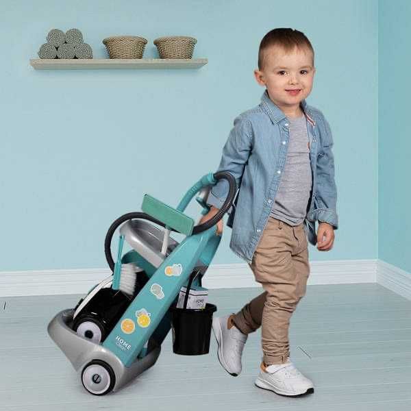 Візок для збирання Smoby з пилососом 330316, 330309