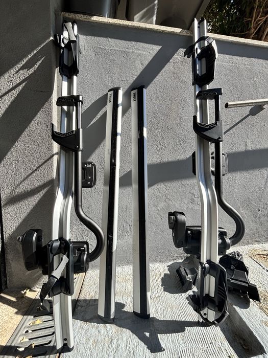 Thule barras e suportes de bicicleta