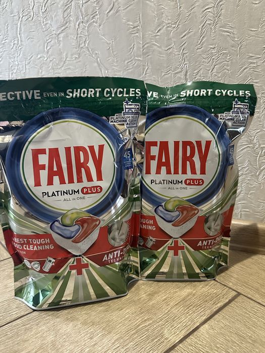 Таблетки для посудомийки FAIRY platinum PLUS allin1, 45 шт