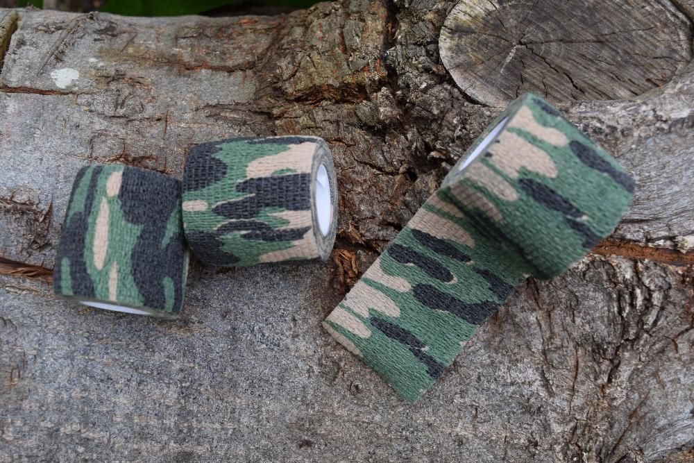 fita cola camuflada militar airsoft paintball motard