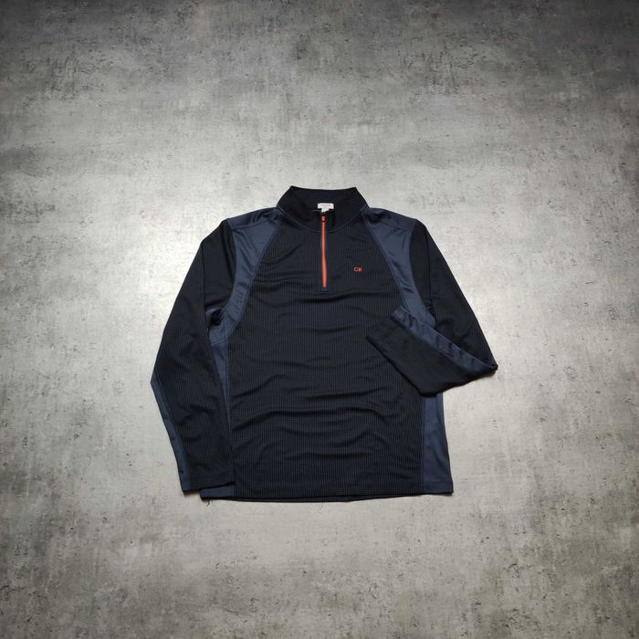 MĘSKA Bluza Sportowa PREMIUM Thermal CK Calvin Klein Małe Logo Suwak