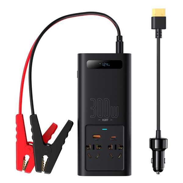 Автомобільний інвертор Baseus 300W DC 12V to AC 220V