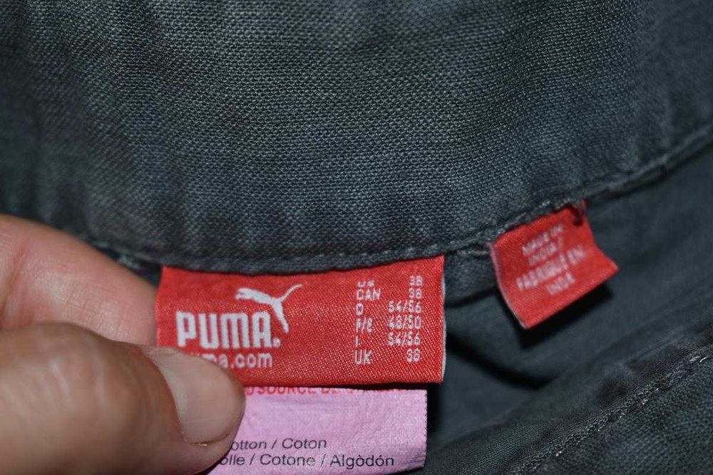 Puma Spodnie materiałowe Loose Bojówki Cargo Modne 38 XL
