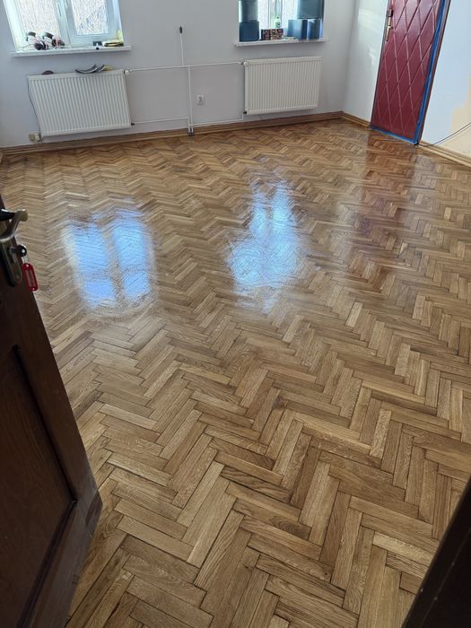 cyklinowanie polerowanie układanie parkietow