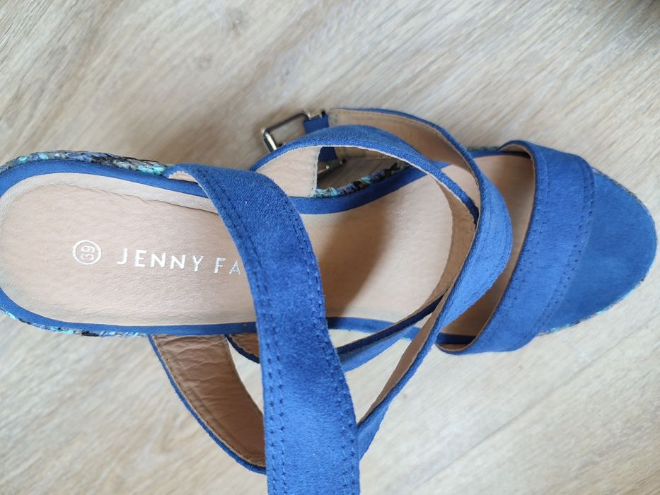 Sandały na koturnie, rozmiar 39, marka Jenny Fairy