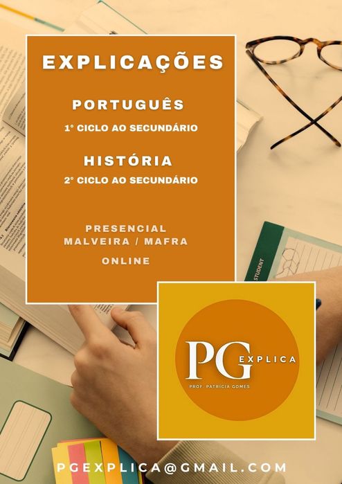 Explicações de Português e História
