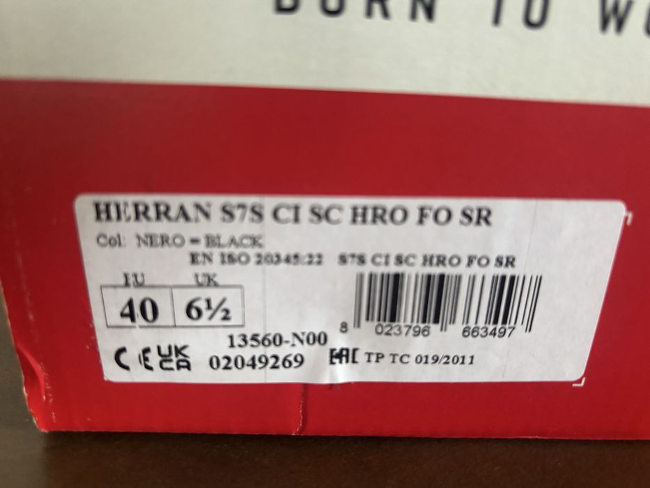Botas soldador Cofra Herran T 40