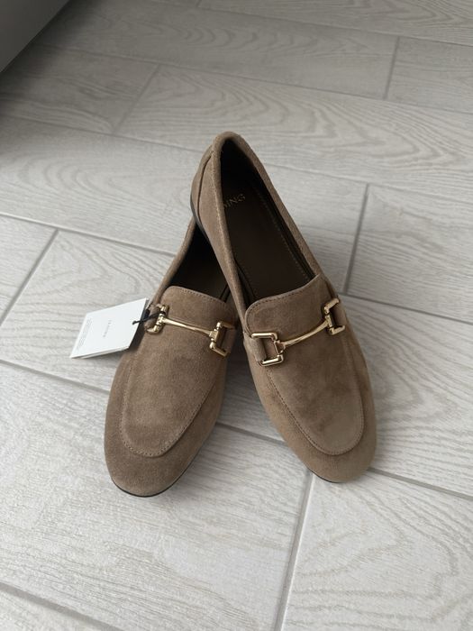 Шкіряні замшеві туфлі з нової колекції