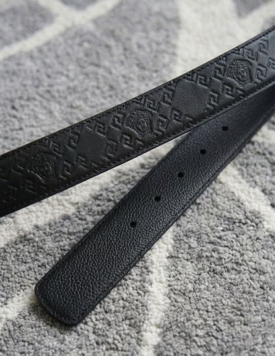 Чоловічий ремінь Versace Black