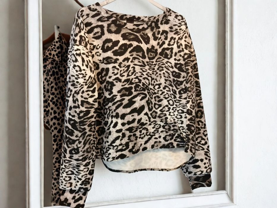 Bluza panterka / szara