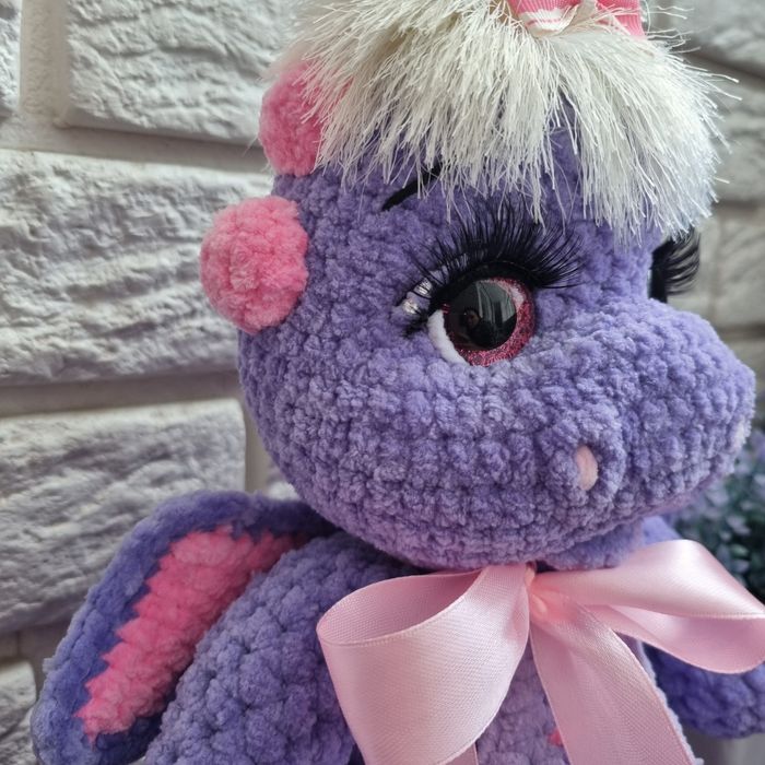 В'язаний дракон. Подарунок. Ручна робота