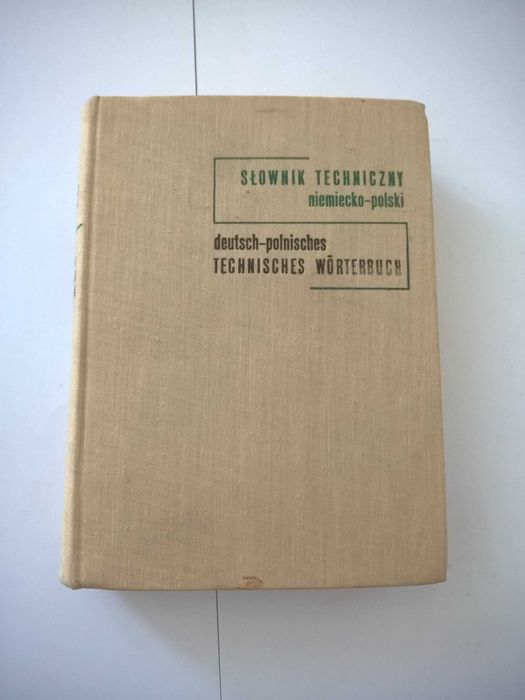 książka "Słownik techniczny niemiecko-polski"